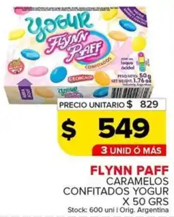 Carrefour Maxi Flynn paff caramelos confitados yogur oferta