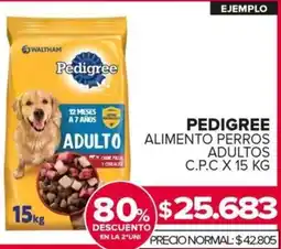 Carrefour Maxi Pedigree alimento perros adultos c.p.c oferta