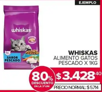 Carrefour Maxi Whiskas alimento gatos pescado oferta