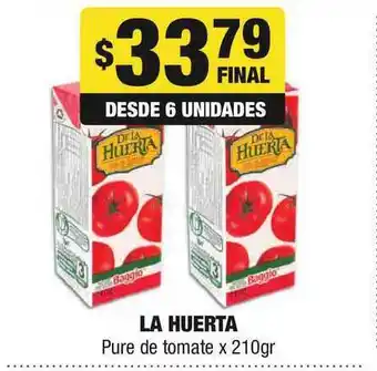 Maxi Ofertas La Huerta Pure De Tomate x 210gr oferta
