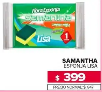 Carrefour Maxi Samantha esponja lisa oferta