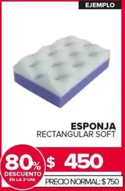 Carrefour Maxi Esponja rectangular soft oferta