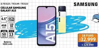 Cetrogar Samsung celular galaxy A15 oferta