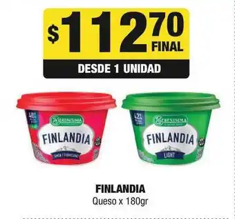 Maxi Ofertas Finlandia Queso x 180gr oferta