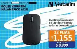 Cetrogar Verbatim mouse inalambrico azul oferta