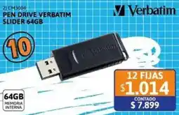 Cetrogar Verbatim pen drive  slider oferta