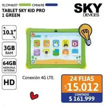 Cetrogar Sky devices tablet sky kid pro 10.1" oferta