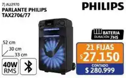 Cetrogar Philips parlante TAX2706/77 oferta