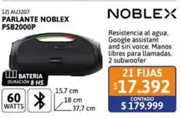 Cetrogar Noblex parlante oferta