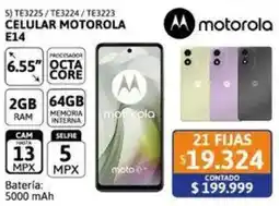 Cetrogar Motorola celular E14 6.55" oferta