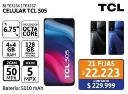 Cetrogar Tcl celular 505 6.75" oferta