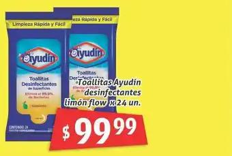 Gomez Pardo Toallitas Ayudin Desinfectantes Limón Flow oferta