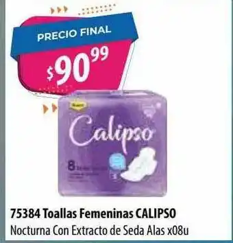 Micropack Toallas Femenina Calipso Nocturna Con Extracto De Seda oferta