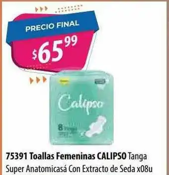 Micropack Toallas Femenina Calipso Tanga Super Anatomicasa Con Extracto De Seda oferta