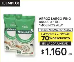 Carrefour MOLINOS ALA arroz largo fino oferta