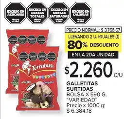 Carrefour TERRABUSI Galletitas surtidas oferta