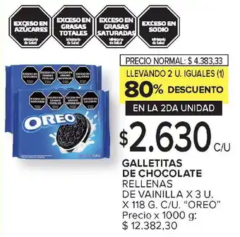 Carrefour OREO Galletitas de chocolate oferta