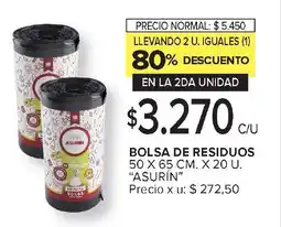 Carrefour ASURÍN Bolsa de residuos oferta