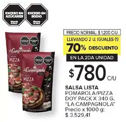 Carrefour LA CAMPAGNOLA Salsa lista oferta