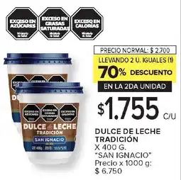 Carrefour SAN IGNACIO Dulce de leche tradición oferta