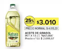 Carrefour NATURA Aceite de girasol oferta