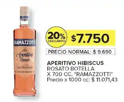 Carrefour RAMAZZOTTI Aperitivo hibiscus oferta