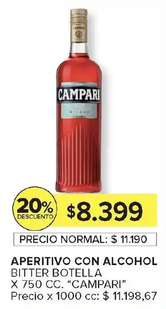 Carrefour CAMPARI Aperitivo con alcohol oferta