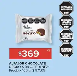 Carrefour BULNEZ Alfajor chocolate oferta