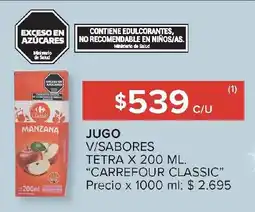 Carrefour CARREFOUR CLASSIC Jugo oferta