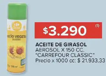 Carrefour CARREFOUR CLASSIC Aceite de girasol oferta