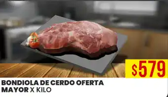 Supermercados Mayor Bondiola de Cerdo Oferta Mayor x Kilo oferta