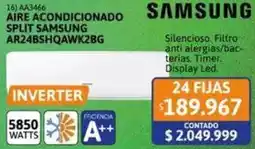 Cetrogar Samsung aire acondicionado split oferta