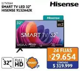 Cetrogar Hisense smart tv led 32″ oferta