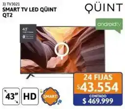 Cetrogar Qüint smart tv led 43" oferta