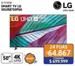 Cetrogar Lg smart tv 50" oferta