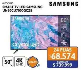 Cetrogar Samsung smart tv led 50" oferta