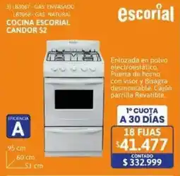 Cetrogar Escorial cocina candor 52 oferta