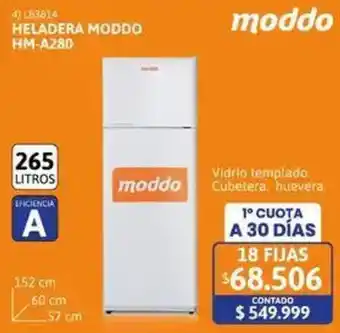 Cetrogar Moddo heladera HM-A280 oferta