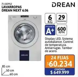 Cetrogar Drean lavarropas next 6.06 oferta