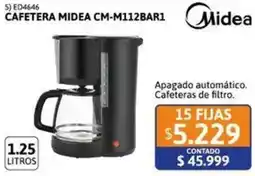 Cetrogar Midea cafetera CM-M112BAR1 oferta