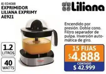 Cetrogar Liliana exprimidor liliana exprimy AE921 oferta