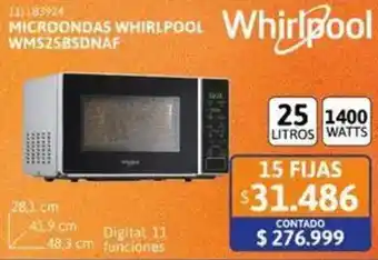 Cetrogar Whirlpool microondas oferta