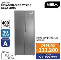 Cetrogar Neba heladera side by side oferta