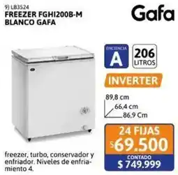 Cetrogar Gafa freezer FGH1200B-M  blanco oferta