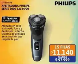 Cetrogar Philips afeitadora serie 3000 oferta