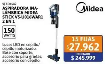 Cetrogar Midea aspiradora ina- lámbrica midea stick oferta