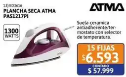 Cetrogar Atma plancha seca PAS1217PI oferta