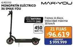 Cetrogar Max-you monopatín eléctrico oferta