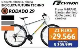 Cetrogar Futura bicicleta futura techno oferta