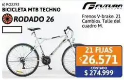 Cetrogar Futura bicicleta mtb techno oferta